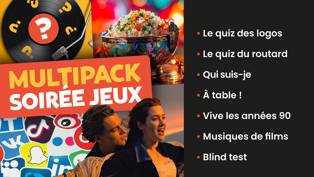 MULTIPACK GROUPÉE SOIRÉE JEUX