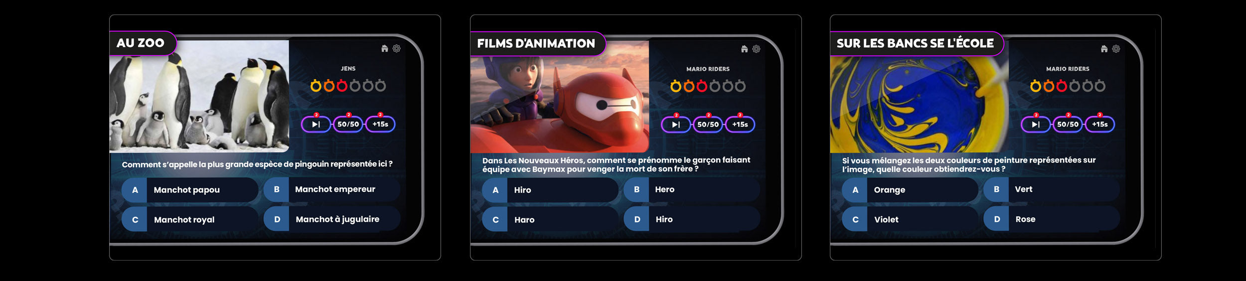 Outsmarted Question Example Outsmarted - Le jeu de société révolutionnaire du quiz – OUTSMARTED FRANCE